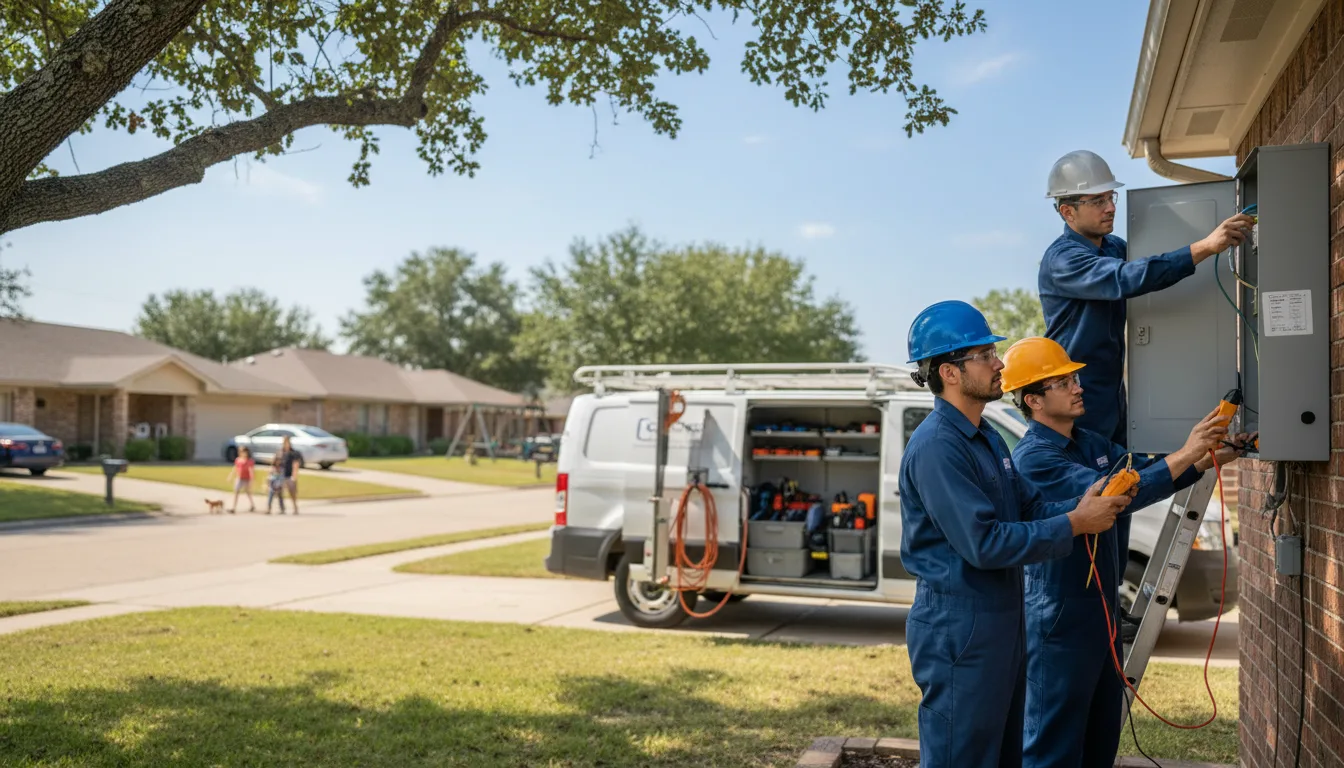 Certified electrician providing emergency electrical services in Mooresville, AL